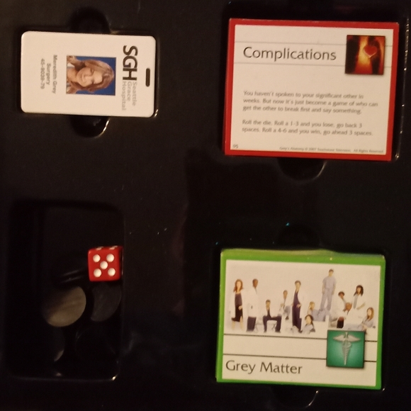 Cardinal Other - Grey's Anatomy Trivia board game